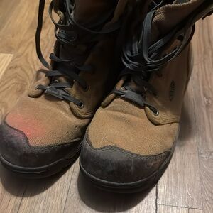 Keen Men's Brown and Black Outdoor Boots